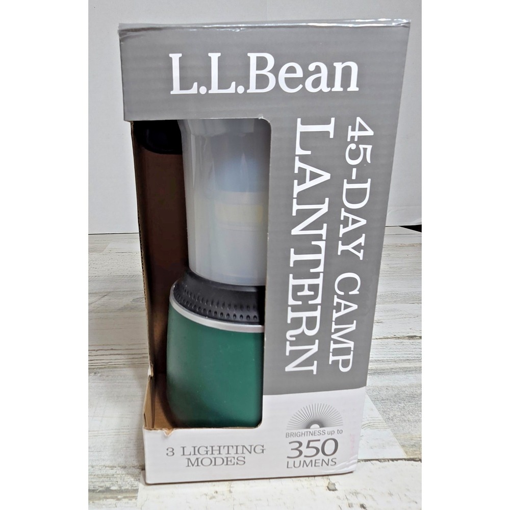 LL Bean 45 Day Camp Lantern350 Lumens 3 Modes Emergency Camping Light NIB
